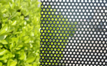 Aluminum perforated/expanded screen style